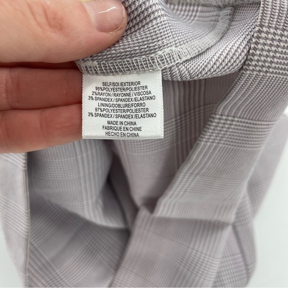 Roxy Glen Plaid Jumpsuit Spring WAYF Neutral Front Cutout Plus Size 3X NWT - Picture 14 of 14